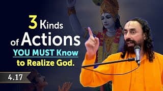 BG 4.17 | 3 Kinds of Actions YOU MUST Know to Realize God - Lord Krishna Explains | Bhagavad Gita