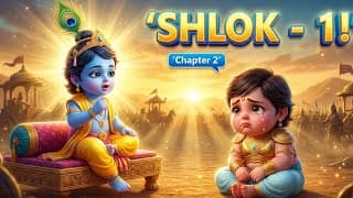 Bhagavad Gita Chapter 2 - Shloka1 | SlokaToons