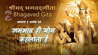 समभाव ही योग कहलाता है | भगवद गीता: अध्याय 2 श्लोक 48