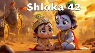 Bhagavad Gita Chapter 1 – Shloka 42 भगवद् गीता अध्याय 1 श्लोक - 42
