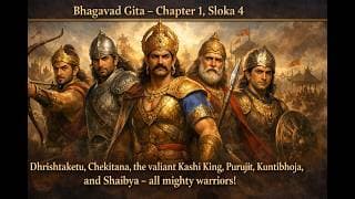 Bhagavad Gita Chapter 1 Shloka 4 Explained | Mighty Warriors of Kurukshetra