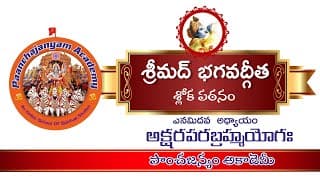 అధ్యాయం 8 | అక్షర పర బ్రహ్మ యోగః | భగవద్గీత I Chapter 8 I Akshara Parabrahma Yogam I Bhagawad Gita