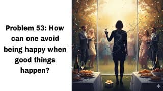 Problem 53: How can one avoid being happy when good things happen?(@BhagavadGita_problemstosolutio )