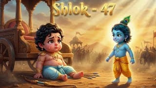 Bhagavad Gita Chapter 1 – Shloka 47 | भगवद् गीता अध्याय 1 श्लोक - 47 |