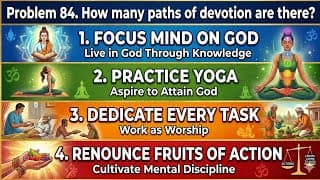 Problem 84. How many paths of devotion are there?@BhagavadGita_problemstosolutio