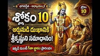 Chapter 2 slokam 10 గీత మనస్సుకు చికిత్స