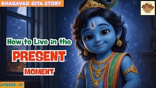 Focus on the Present Moment | Bhagavad Gita Story for Kids| Krishna Teaches Mindfulness for Children