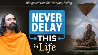 BEFORE LIFE SLIPS AWAY — DON'T DELAY Your TRUE Goal of Life | Swami Mukundananda