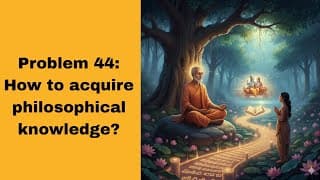 Problem 44: How to acquire philosophical knowledge?@BhagavadGita_problemstosolutio