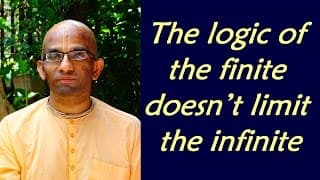 The logic of the finite doesn’t limit the infinite (Gita 09.05)