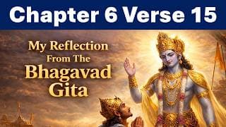 Bhagavad Gita Chapter 6 Verse 15