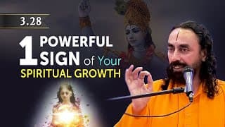 1 Powerful SIGN of your Spiritual Growth | Bhagavad Gita Chapter 3 | Swami Mukundananda | Karma Yog